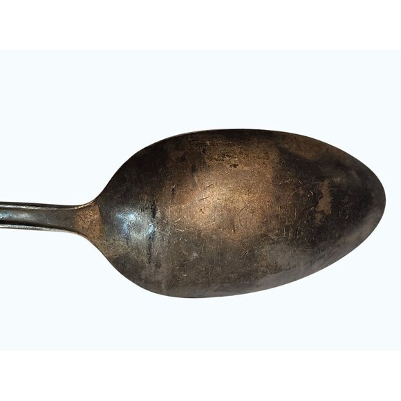 Vintage Wm Rogers IS Silver Plate Floral Design Teaspoon - Picture 8 of 8